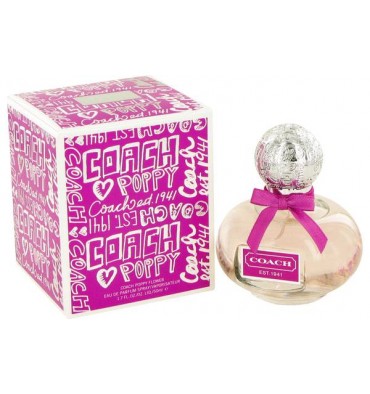 COACH Poppy Flower EDP Spray ขนาดทดลอง 5ml.(ขวดแต้ม) น้ำหอม Poppy Flower ใหม่ล่าสุดเข้าสู่คอลเลคชั่นความหอม น้ำหอมกลิ่นดอกไม้หอมหวานน่ารักน่าทนุถนอม ความสดใสและมีชีวิตชีวา ด้วยการผสมผสานของผลไม้สีสดและดอกไม้อ่อนหวาน ดุจการสำรวจด้านโรแมนติกขอ