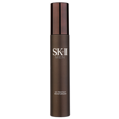 SK-II Men UV Protect Moisturizer 50g มอยส์เจอร์ไรเซอร์สำหรับผู้ชายสูตรพิเศษ ปกป้องผิวจากแสงแดดและรังสียูวี และเตรียมความพร้อมให้แก่ผิวคุณสุภาพบุรุษเพื่อพิชิตสุดยอดแห่งผิวกระจ่างใส ในแบบผู้ชาย นอกจากนี้ ยังช่วยบำรุงผิวให้ดูเรียบเนียน และ