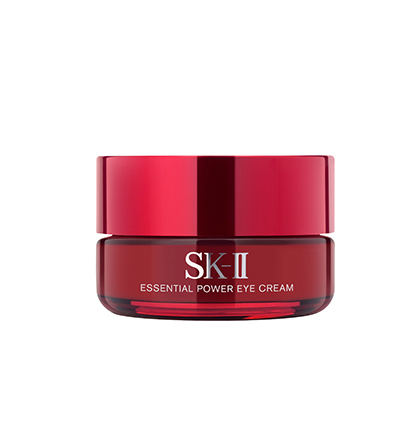 SK-II Essential Power Eye Cream 14.5 ml. ครีมบำรุงผิวรอบดวงตา ด้วยสุดยอดเทคโนโลยีลดเลือนริ้วรอยที่ได้รับรางวัลมากที่สุดของ SK-II เนื้อครีมเนียนนุ่ม บางเบา บำรุงผิวรอบดวงตาให้ดูกระจ่างใสอ่อนเยาว์ ตรงเข้าจัดการปัญหาริ้วรอยรอบดวงตาทั้ง 3 จ