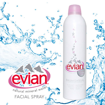 Evian Facial Spray 300 ml. สเปรย์น้ำแร่บริสุทธิ์จากยอดเขาแอลป์