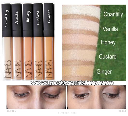 Nars Radiant Creamy Concealer ไซส์จริง 6 ml. คอนซีลเลอร์ครีม สูตรปกปิดระดับกลาง ถึงมาก เพื่อการปกปิดที่มั่นใจได้กว่าที่เคยให้ใบหน้าได้กระจ่างใส และเปล่งประกายยื่งขึ้น เนื้อครีมสูตรพิเศษ เนื้อสัมผัสเนียนนุ่มซึ่งอุดมไปด้วยคุณสมบัติมอบความชุ่มชื่