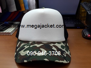 หมวกทหาร+หน้าขาว Cap 2 สี ขายส่งหมวกแก๊ป ขายส่งหมวกฟองน้ำหลังตาข่าย หมวกมองตากู ขายส่งหมวกแก๊ปฟองน้ำ หมวกปักชื่อ093-632-6441 หมวกทีม หมวกโฆษณา หมวกบริษัท