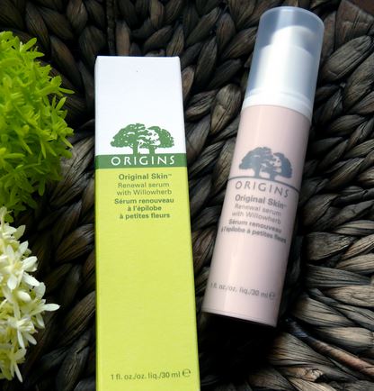 **พร้อมส่ง**Origins Original Skin Renewal Serum with Willowherb 30 ml. เซรั่มบำรุงผิวคืนความกระจ่างใสเปล่งประกาย ช่วยให้รูขุมขนแลดูกระชับ พร้อมฟื้นบำรุงสภาพผิวให้แลดูเรียบเนียน เพื่อการดูแลผิวขั้นสุด เพียง 4 สัปดาห์ สัมผัสได้ถึงการเปลี่ยนแปลงของผิวในช่วงจ
