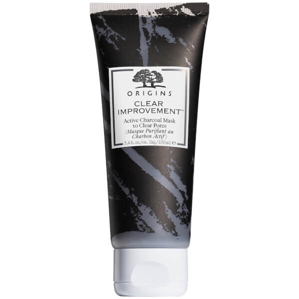 **พร้อมส่ง**Origins Clear Improvement Active Charcoal Mask 100 ml. มาส์กถ่านที่ช่วยลดการอุดตันของรูขุมขนและช่วยลดความมันบนใบหน้าและช่วยดูดสิ่งสกปรกบนใบหน้า โคลนขาวจากประเทศจีนช่วยดูดซับความสกปรกที่เกิดจากมลภาวะ Lecithin ทำหน้าที่ชะล้างสิ่งสกปรก จึงลดการอุ
