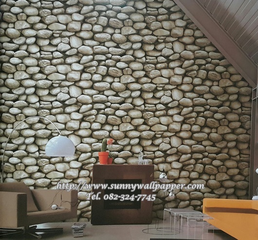 วอลเปเปอร์ติดผนังลายอิฐ หิน ปูน ไม้ เกาหลี 01