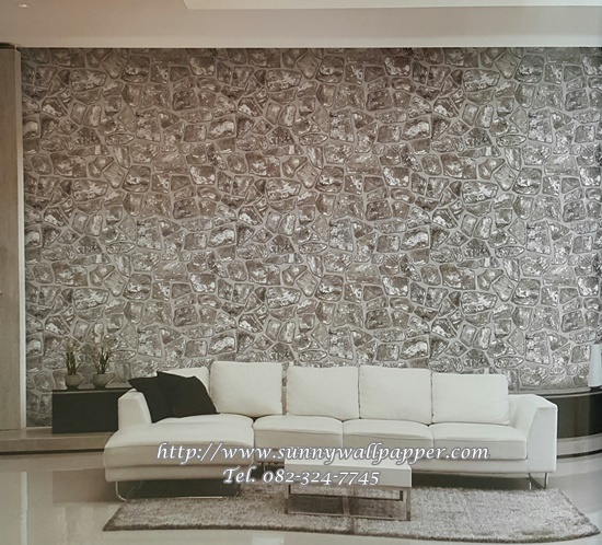 วอลเปเปอร์ติดผนังลายอิฐ หิน ปูน ไม้ เกาหลี 01