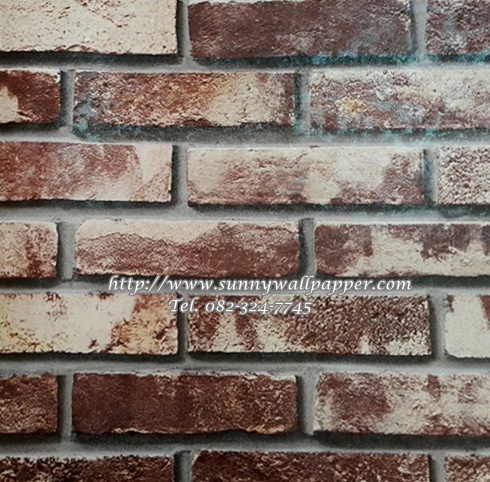 วอลเปเปอร์ติดผนังลายอิฐ หิน ปูน ไม้ เกาหลี 01