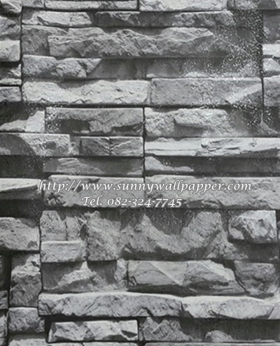 วอลเปเปอร์ติดผนังลายอิฐ หิน ปูน ไม้ เกาหลี 01