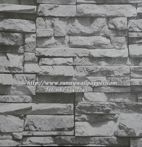 วอลเปเปอร์ติดผนังลายอิฐ หิน ปูน ไม้ เกาหลี 01