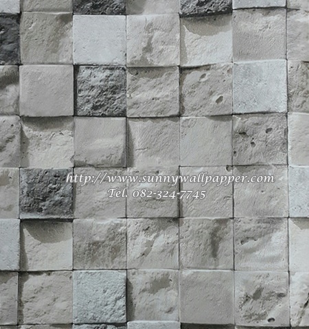 วอลเปเปอร์ติดผนังลายอิฐ หิน ปูน ไม้ เกาหลี 01