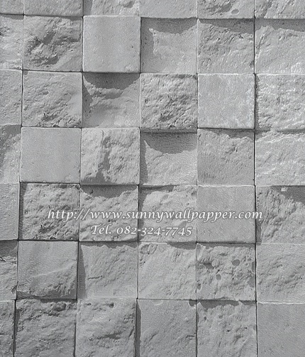 วอลเปเปอร์ติดผนังลายอิฐ หิน ปูน ไม้ เกาหลี 01