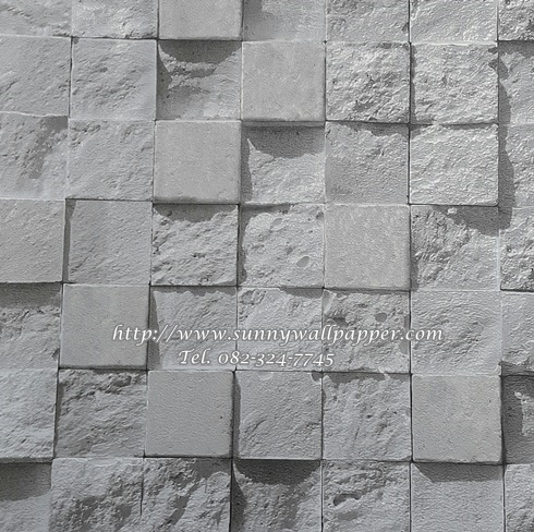 วอลเปเปอร์ติดผนังลายอิฐ หิน ปูน ไม้ เกาหลี 01