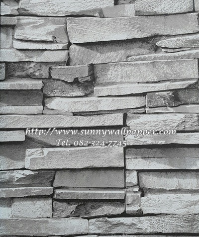 วอลเปเปอร์ติดผนังลายอิฐ หิน ปูน ไม้ เกาหลี 01