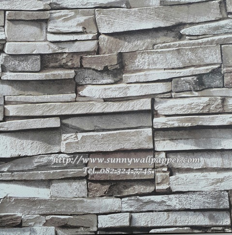 วอลเปเปอร์ติดผนังลายอิฐ หิน ปูน ไม้ เกาหลี 01