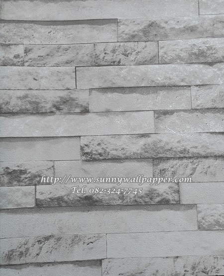 วอลเปเปอร์ติดผนังลายอิฐ หิน ปูน ไม้ เกาหลี 01