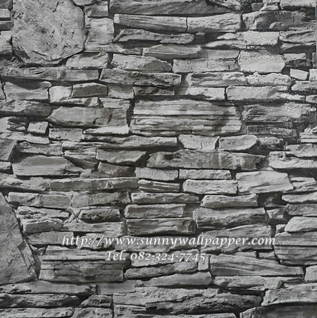 วอลเปเปอร์ติดผนังลายอิฐ หิน ปูน ไม้ เกาหลี 01