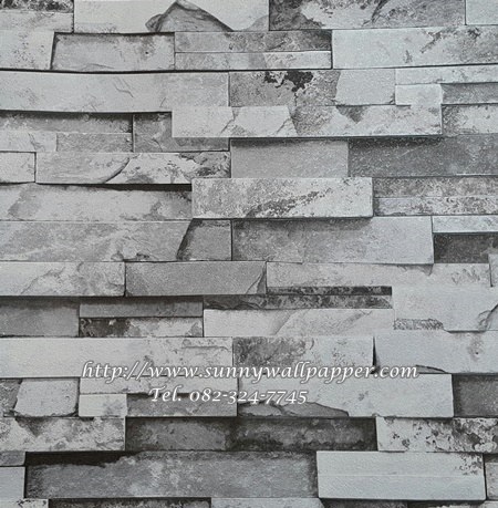 วอลเปเปอร์ติดผนังลายอิฐ หิน ปูน ไม้ เกาหลี 01