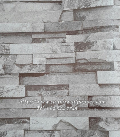 วอลเปเปอร์ติดผนังลายอิฐ หิน ปูน ไม้ เกาหลี 01