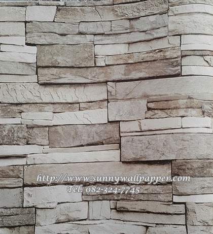 วอลเปเปอร์ติดผนังลายอิฐ หิน ปูน ไม้ เกาหลี 01