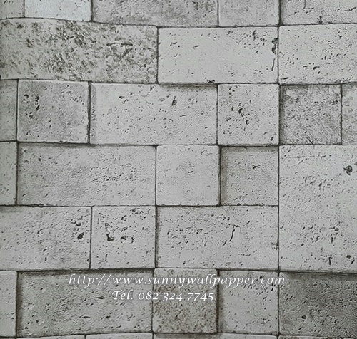 วอลเปเปอร์ติดผนังลายอิฐ หิน ปูน ไม้ เกาหลี 01