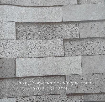 วอลเปเปอร์ติดผนังลายอิฐ หิน ปูน ไม้ เกาหลี 01
