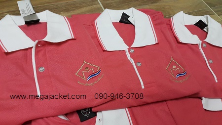 ตัวอย่างงาน เสื้อ polo ปักโลโก้ วิทยาลัยชุมชน พังงา  093-632-6441  ขายเสื้อ polo ปัก logo