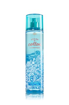 Bath & Body Works Sheer Cotton & Lemonade Fine Fragrance Mist 236 ml. สเปร์ยน้ำหอมที่ให้กลิ่นติดกายตลอดวัน กลิ่นหอมสะอาดของคอตตอนผสมกลิ่นมะนาว หอมสะอาดสดชื่นคะ