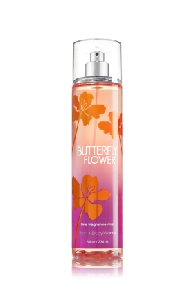 Bath & Body Works Butterfly Flower Fine Fragrance Mist 236 ml. สเปร์ยน้ำหอมที่ให้กลิ่นติดกายตลอดวัน ด้วยกลิ่นเมลอน เป็นกลิ่นแนวสดชื่น หอมอ่อนๆ ใช้ได้ทั้งชายและหญิง 
