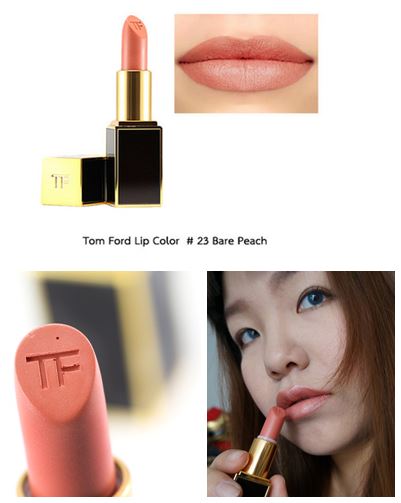 **พร้อมส่ง**Tom Ford Lip Color #23 Bare Peach ลิปสติกเนื้อดีเลอเลิศจากแบรนไฮโซสุดฮอต หรูหรา และคุณภาพดีสุดๆ ทาออกมาแล้วให้สีเรียบเนียนสม่ำเสมอและไม่เป็นคราบระหว่างวัน 