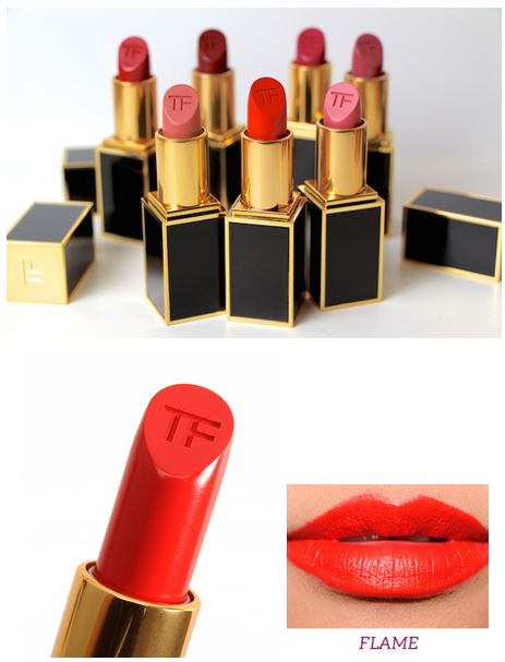 Tom Ford Lip Color Matte #06 Flame ลิปสติกเนื้อแมทเลอเลิศจากแบรนไฮโซสุดฮอต หรูหรา และคุณภาพดีสุดๆ ให้สีชัดติดทนนาน ทาออกมาแล้วให้สีเรียบเนียนสม่ำเสมอและไม่เป็นคราบระหว่างวัน 