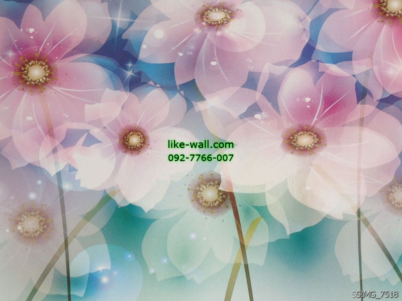 วอลเปเปอร์ติดผนังลาย flower
