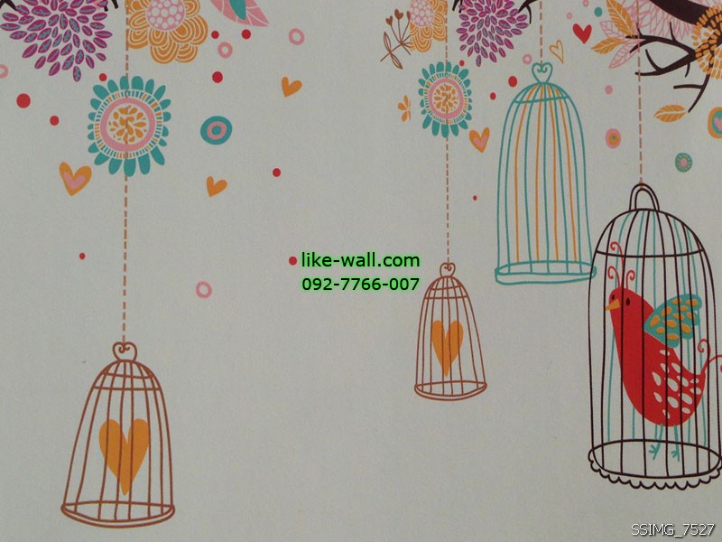 วอลเปเปอร์ติดผนังลายน่ารัก