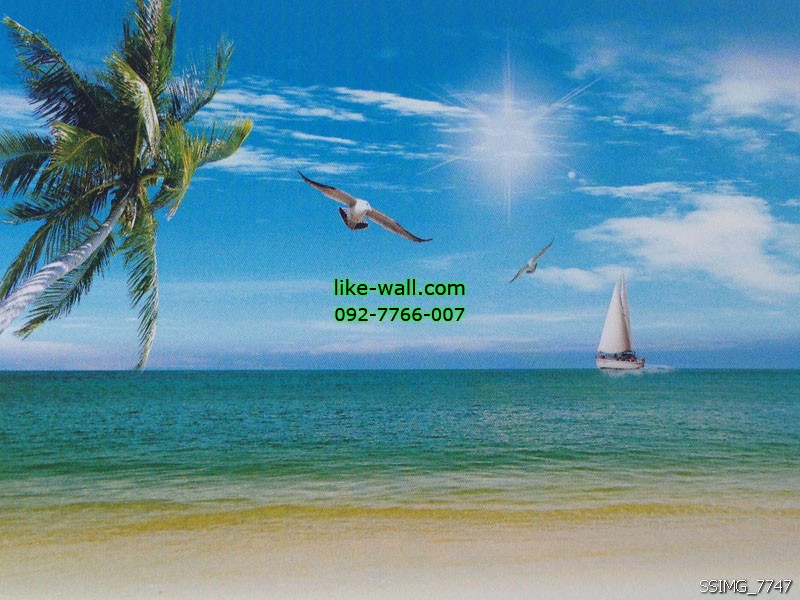 วอลเปเปอร์ติดผนังลาย ocean View