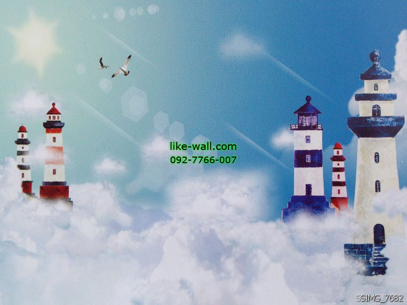 วอลเปเปอร์ติดผนังลาย tower