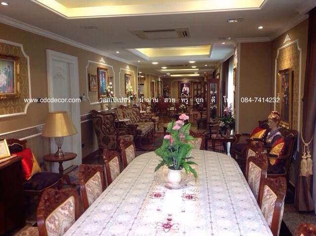 ผลงานติดวอลเปเปอร์ ผ้าม่าน บ้านลูกค้า สวย หรู โดดเด่น การันตีผลงานดีที่สุด