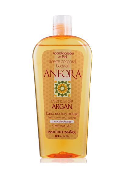 **พร้อมส่ง**Instituto Espanol Anfora Argan Body Oil 400 ml. บอดี้ออลยล์บำรุงผิวจากอาร์แกนออยล์ ช่วยป้องกันและลดริ้วรอยก่อนวัย ทำให้ผิวแลดูอ่อนเยาว์ คืนความชุ่มชื่น และเนียนนุ่มให้กับผิว และยังสามารถใช้นวดเพื่อผ่อนคลายได้อีกด้วย ผ่านการทดสอบจากแพทย์ผู้เชี่