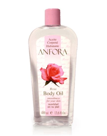 **พร้อมส่ง**Instituto Espanol Anfora Rosa Body Oil 400 ml. (Rose Oil) บอดี้ออยล์บำรุงผิวจากน้ำมันดอกกุหลาบ หอมกลิ่นดอกกุหลาบอ่อนๆ ที่ให้ความรู้สึกสดชื่น เหมือนอยู่ในสปา ช่วยเร่งการสร้างเซลล์ผิวใหม่ ทำให้ผิวแลดูอ่อนเยาว์ คืนความชุ่มชื่น และเนียนนุ่มให้กับผ