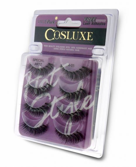 **พร้อมส่ง**Cosluxe Wanderlust Eyelashes Value Pack รุ่น Special Artz 4-05 ขนตาปลอมแพ็ครวม 4 คู่ ฟรีกาว ขนตาปลอมที่รังสรรและ design ขึ้นเป็นพิเศษ รูปแบบแปลกใหม่ และเหมาะกับรูปตาของ สาว Asian โดยเฉพาะ รับรองว่า สวยเด็ดไม่เหมือนใคร 