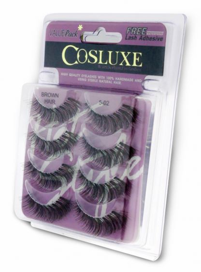 **พร้อมส่ง**Cosluxe Wanderlust Eyelashes Value Pack รุ่น Brown Hair เบอร์ 5-02 ขนตาปลอมแพ็ครวม 4 คู่ ฟรีกาว ขนตาปลอมสีน้ำตาล ปรับสีตาให้ดูเซ็กซี่เข้ากับสีผมอย่างเป็นธรรมชาติ เกรด Premium เส้นผมธรรมชาติ ไม่หลอกตา เบาสบาย