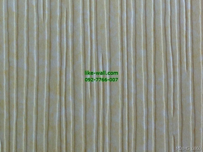 วอลเปเปอร์ติดผนังลายนูนยาวสีเหลือง