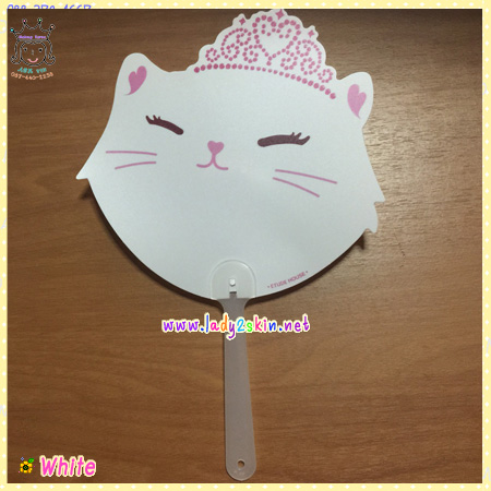 ( White )Etude Etti Cat Fan