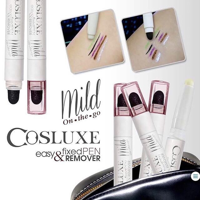 **พร้อมส่ง**Cosluxe easy & fixed PEN Remover 1.2g. ปากกาลบเครื่องสำอาง ใช้สำหรับแก้ไขจุดบกพร่องต่างๆ เช่น อายไลเนอร์ไม่เท่ากัน หรือเลอะระหว่างวัน ด้วย Wax สูตรพิเศษที่อ่อนโยนต่อผิวแต่ยังสามารถลบรอยอายไลเนอร์่ต่างๆออกได้อย่างง่ายดาย มาในรูปแบบแท่งขนาดพ