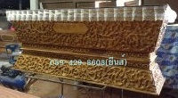 โลงไม้สักแบบฉลุลาย