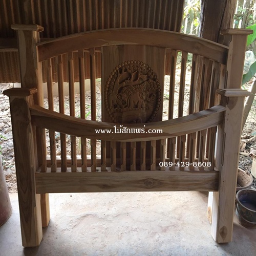 เตียง 3.5ฟุต (รอขัดทำสี)