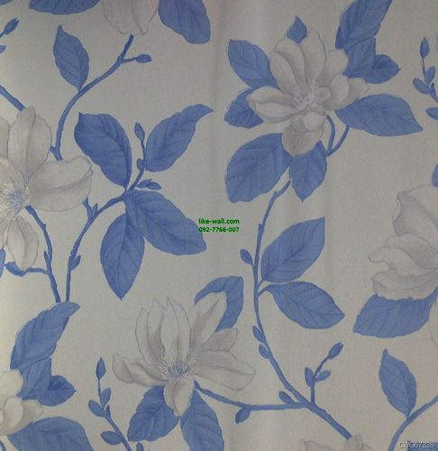 วอลเปเปอร์ติดผนัง ลายดอกกล้วยไม้ สีขาว พื้นหลังสีขาว