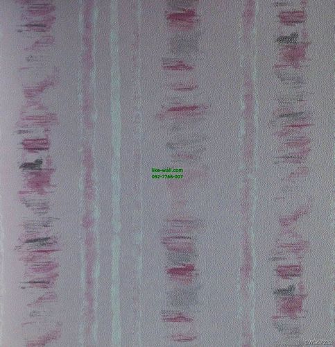 วอลเปเปอร์ติดผนัง ลายเส้นตรงผิวหยาบ สีชมพู