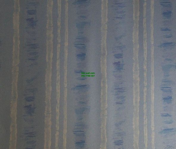 วอลเปเปอร์ติดผนัง ลายเส้นตรงผิวหยาบ สีฟ้า