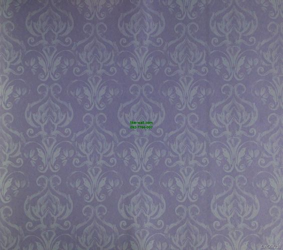 วอลเปเปอร์ติดผนัง ลายหลุยส์ สีม่วง