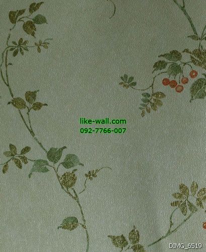 วอลเปเปอร์ติดผนัง ลายใบไม้ สีเขียวมะนาว พื้นหลังสีเขียว