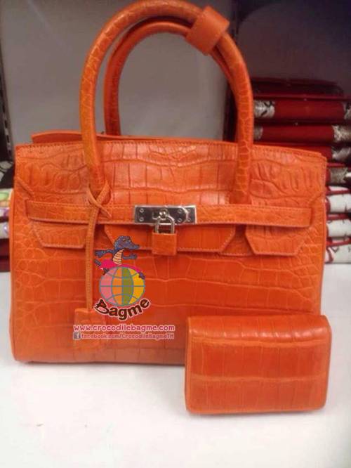พร้อมส่ง กระเป๋าถือ สะพายหญิงBN541คู่ใบเล็ก หนังท้อง